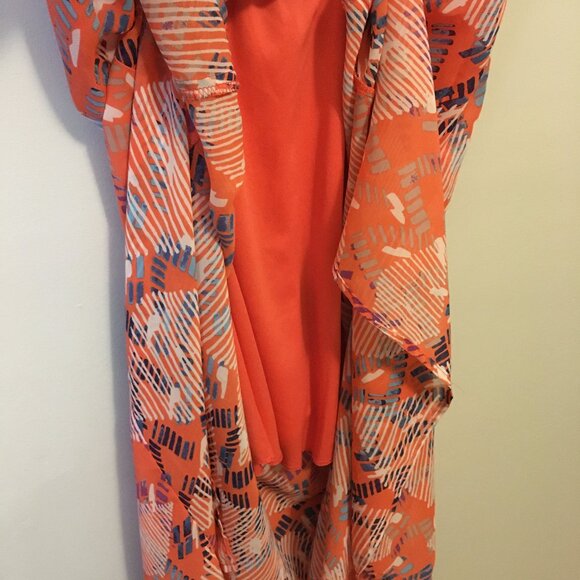 City Triangles Cream Crochet Top Side Slit Mini Maxi Dress - Picture 6 of 16